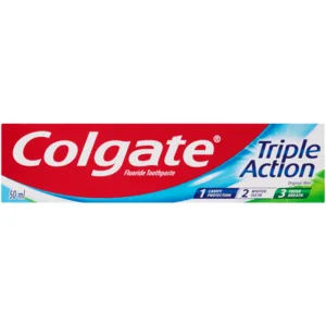 Colgate Triple Action Original Mint Fluoride Toothpaste 50ml