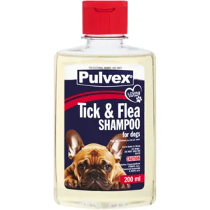 Pulvex Tick & Flea Shampoo for Dogs 200ml