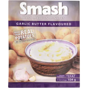 Smash Garlic Butter Instant Mash Potato 104g