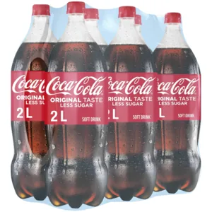 Coca-Cola Original Taste Soft Drink 6 x 2L