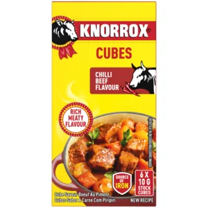 Knorrox Chilli Beef Flavoured Stock Cubes 6 x 10g
