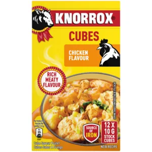 Knorrox Chicken Flavoured Stock Cubes 12 x 10g