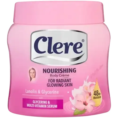 Clere Nourishing Lanolin & Glycerine Body Crème 500ml