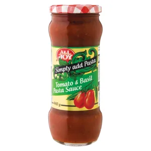 All Joy Tomato & Basil Pasta Sauce 440g