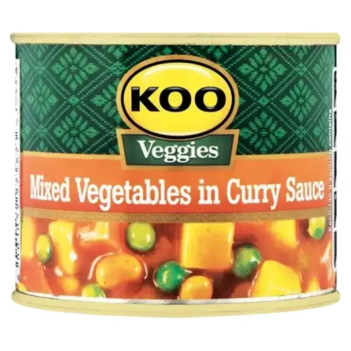 KOO Mixed Vegetables In Curry Sauce Can 215g