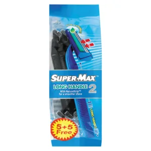 Super-Max Long Handle Disposable Razors 10 Pack