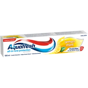 Aquafresh All-in-One Protection Lemon Mint Fluoride Toothpaste 100ml