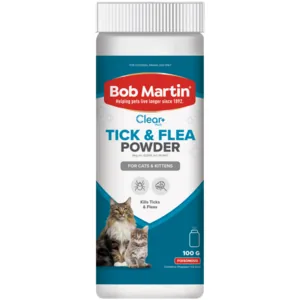 Bob Martin Clear Plus Tick & Flea Powder for Cats & Kittens 100g