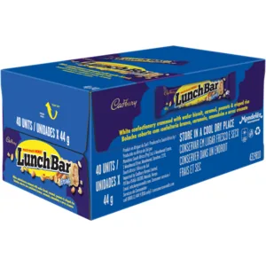 Cadbury Lunch Bar Dream White Chocolate Bar 40 x 44g