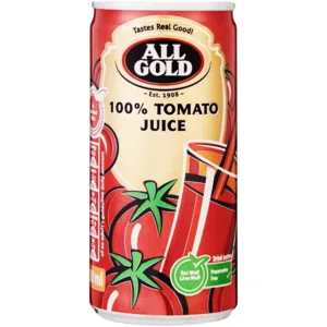 ALL GOLD 100% Tomato Juice Can 200ml