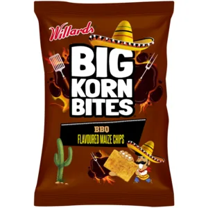Big Korn Bites BBQ Flavoured Maize Chips 120g