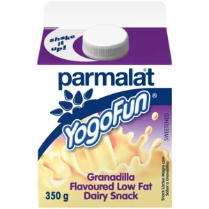Parmalat YogoFun Granadilla Flavoured Yoghurt Drink Carton 350g