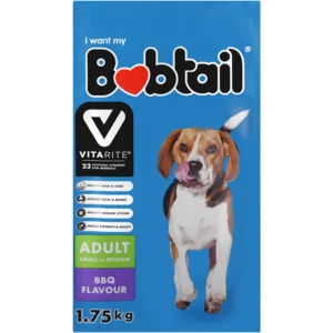 Bobtail BBQ Flavoured Small Adult Dog Food 1.75kg