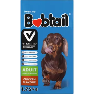 Bobtail Chicken Flavoured Small Adult Dog Food 1.75kg