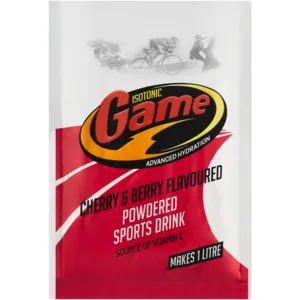 Game Isotonic Cherry Berry Flavoured Powdered Energy Drink Sachet 80g