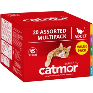 Catmor Multi-Pack Assorted Adult Wet Cat Food 20 x 70g