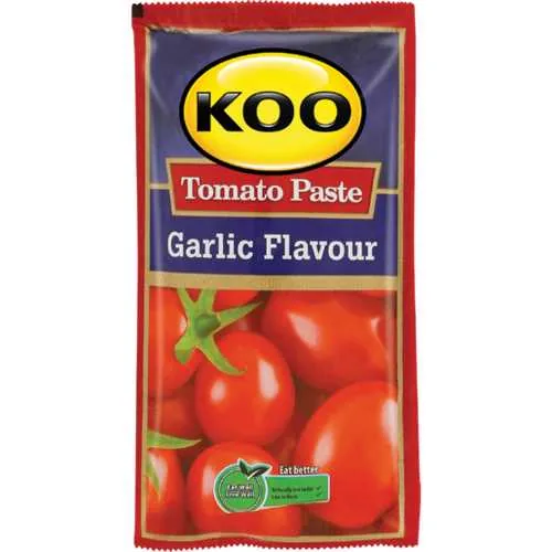 Koo Garlic Flavour Tomato Paste Sachet 50g
