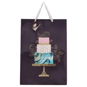 3 Tier Cake Printed Extra Large Gift Bag