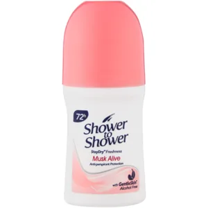 Shower to Shower Musk Alive Anti-Perspirant Roll-On 50ml