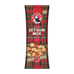Bakers Eet-Sum-Mor Mini Shortbread Biscuits 5 x 40g