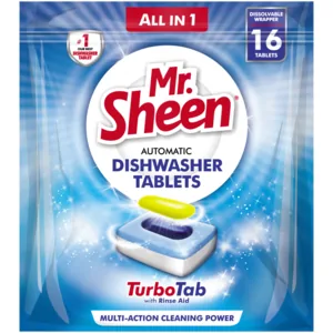 Mr. Sheen Automatic Dishwasher Tablets 16 Pack