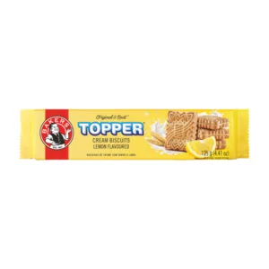 Bakers Topper Lemon Flavoured Cream Biscuits 125g