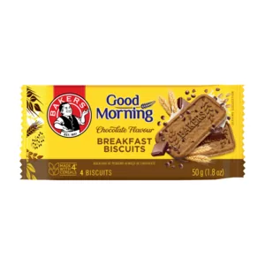 Bakers Good Morning Chocolate Flavoured Breakfast Biscuits 50g