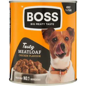 Boss Chicken Flavour All Adult Wet Dog Food Tasty Meatloaf 820g