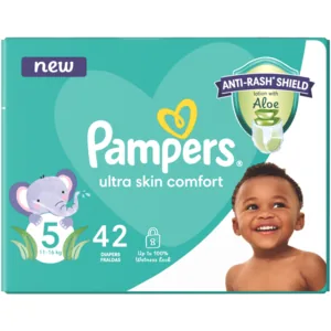 Pampers Size 5 11-16kg Disposable Nappies 42 Pack