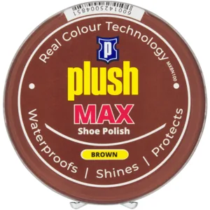 Plush Max Brown Shoe Polish 100ml