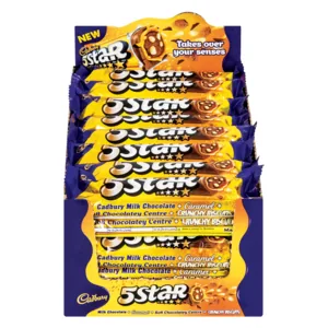 Cadbury 5 Star Milk Chocolates Box 32 x 48.5g