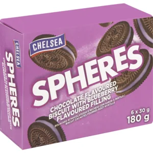 Chelsea Spheres Chocolate Biscuits With Blueberry Filling 180g