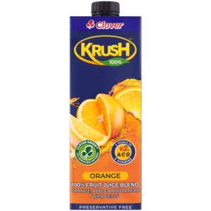 Krush 100% Orange Fruit Juice Blend Carton 1L