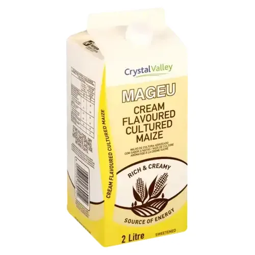 Crystal Valley Mageu Cream Flavoured Cultured Maize 2L