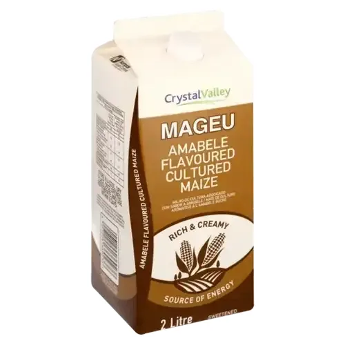Crystal Valley Mageu Amabele Flavoured Cultured Maize 2L