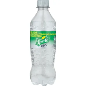 Sprite Zero Sparkling Lemon Flavoured Soft Drink 440ml