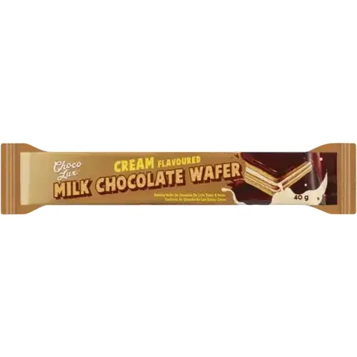 Choco Lux Cream Flavoured Milk Chocolate Wafer 40g