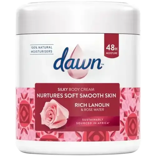 Dawn Rich Lanolin & Rose Water Silky Body Cream 400ml