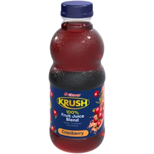Krush Cranberry 100% Fruit Juice Blend 500ml