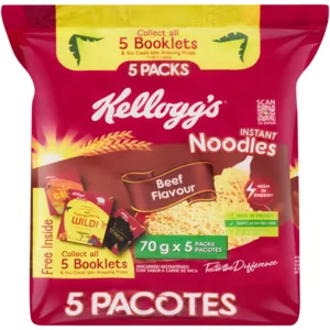 Kellogg's Beef Flavour Instant Noodles 5 x 70g