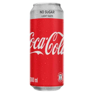Coca-Cola No Sugar Soft Drink Can 300ml