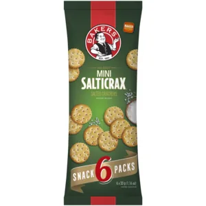 Bakers Mini Salticrax Salted Crackers 6 x 33g