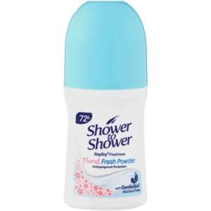 Shower to Shower Floral Fresh Powder Anti-Perspirant Roll-On 50ml
