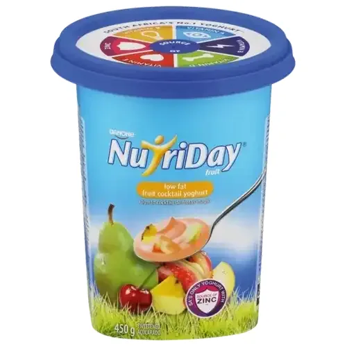 Danone NutriDay Fruit Cocktail Flavoured Low Fat Yoghurt 450g