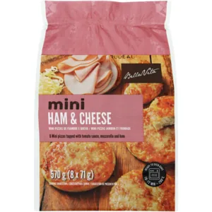 Bella Vita Frozen Mini Ham & Cheese Pizzas 8 x 71g