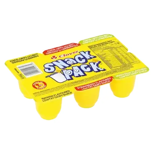 Clover SnackPack Mixed Fruit Low Fat Flavoured Dairy Snack 6 x 50g