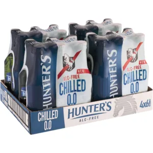 Hunter's Chilled Alcohol-Free Chilled Cider Bottles 24 x 330ml