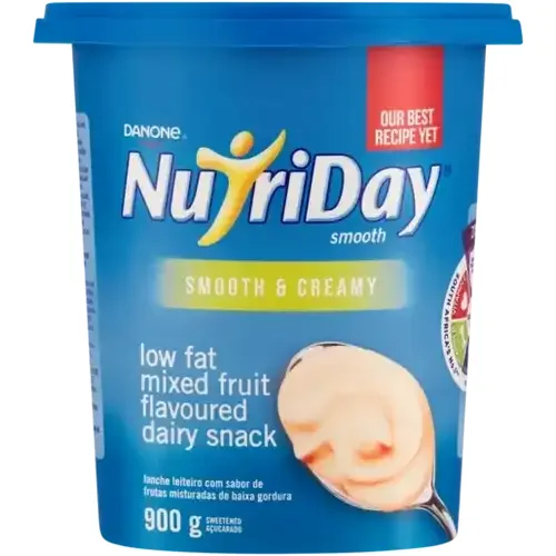 Danone NutriDay Mixed Fruit Flavoured Low Fat Smooth Dairy Snack 900g