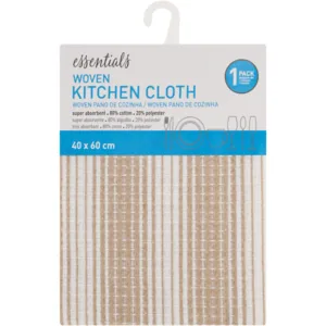 Essentials Woven Kitchen Cloth 400mm x 600mm