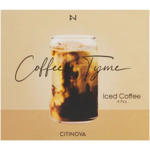 Citinova Coffee Tyme Glass Can 4-Pack